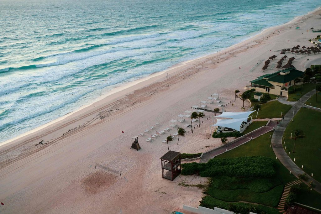 Beach on the Mexican Caribbean