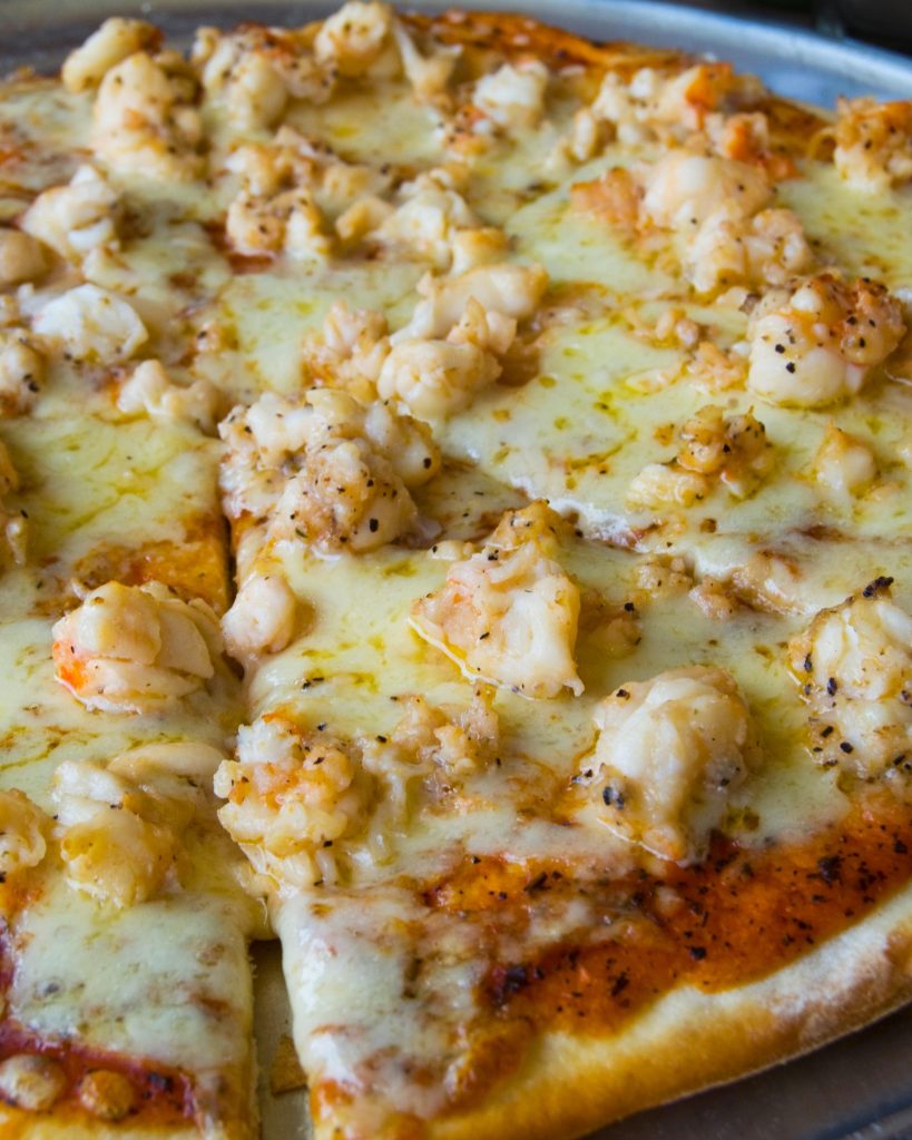 Lobster pizza