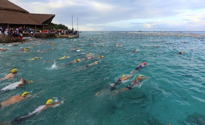 Athletes competing at IRONMAN Cozumel
